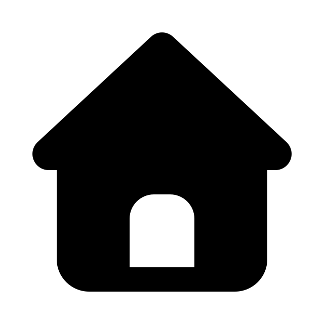 Black house icon
